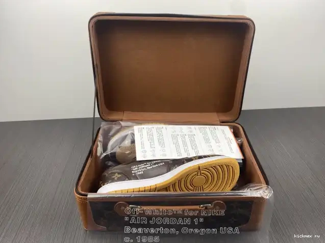 Cheap MAX OW Jordan LOW x Air Off-Louis AJ1 1 0418